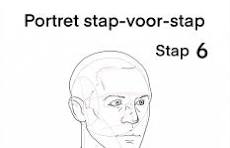 gezicht tekenen zijkant