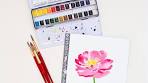 aquarel schilderen bloemen
