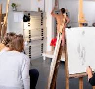 model tekenen en schilderen