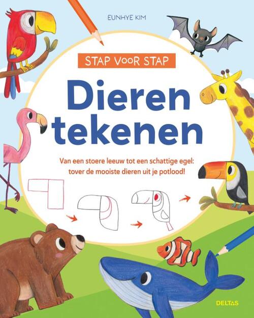 dieren tekenen in stappen