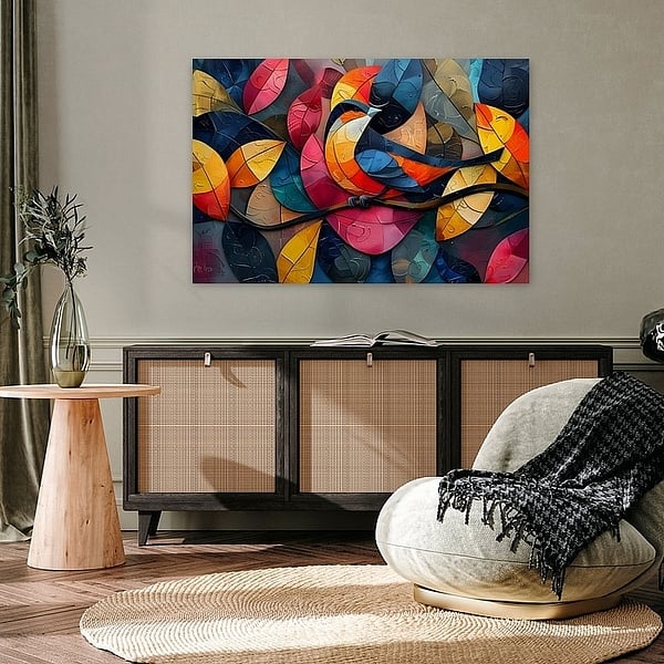 abstracte schilderij