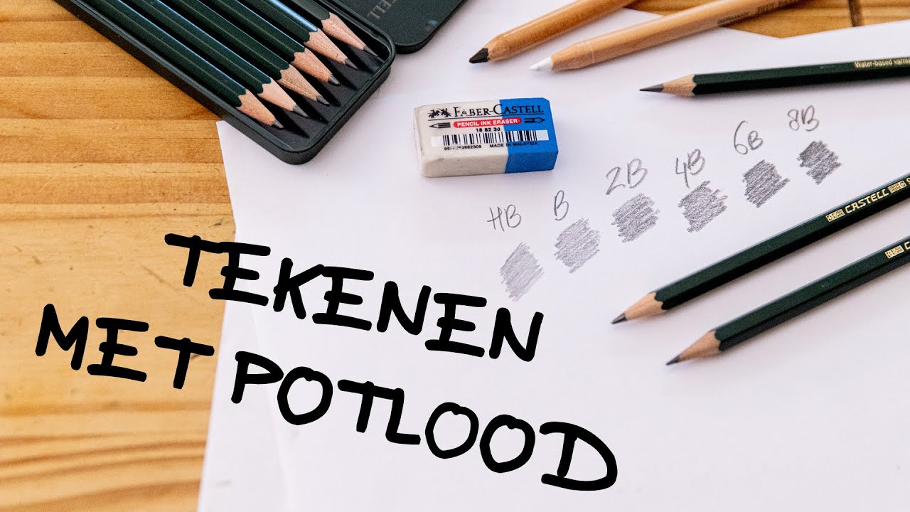 leren tekenen met potlood