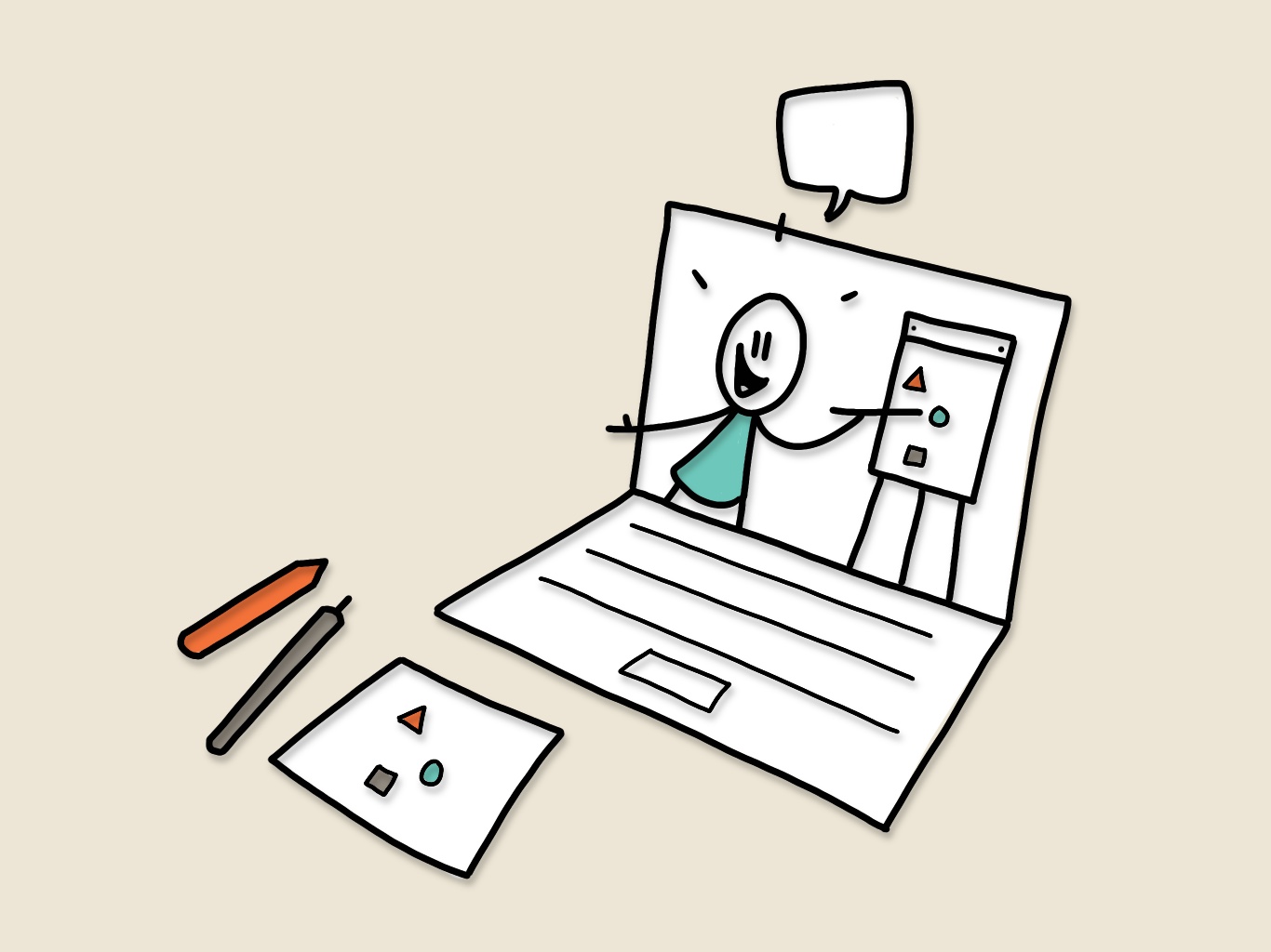 online leren tekenen