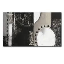 abstracte kunst zwart wit